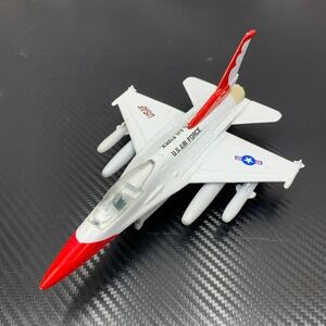 TM LM Toy Airplane Fighter Jet Military Vehicle Diecast‎ Red White USAF